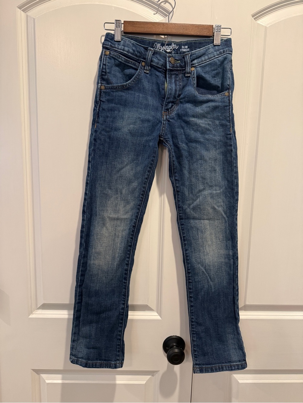 Wrangler Boys Slim Straight Jeans Size 11R